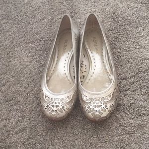 Bcbg gorls shoes size 5, laser cut ballet flats